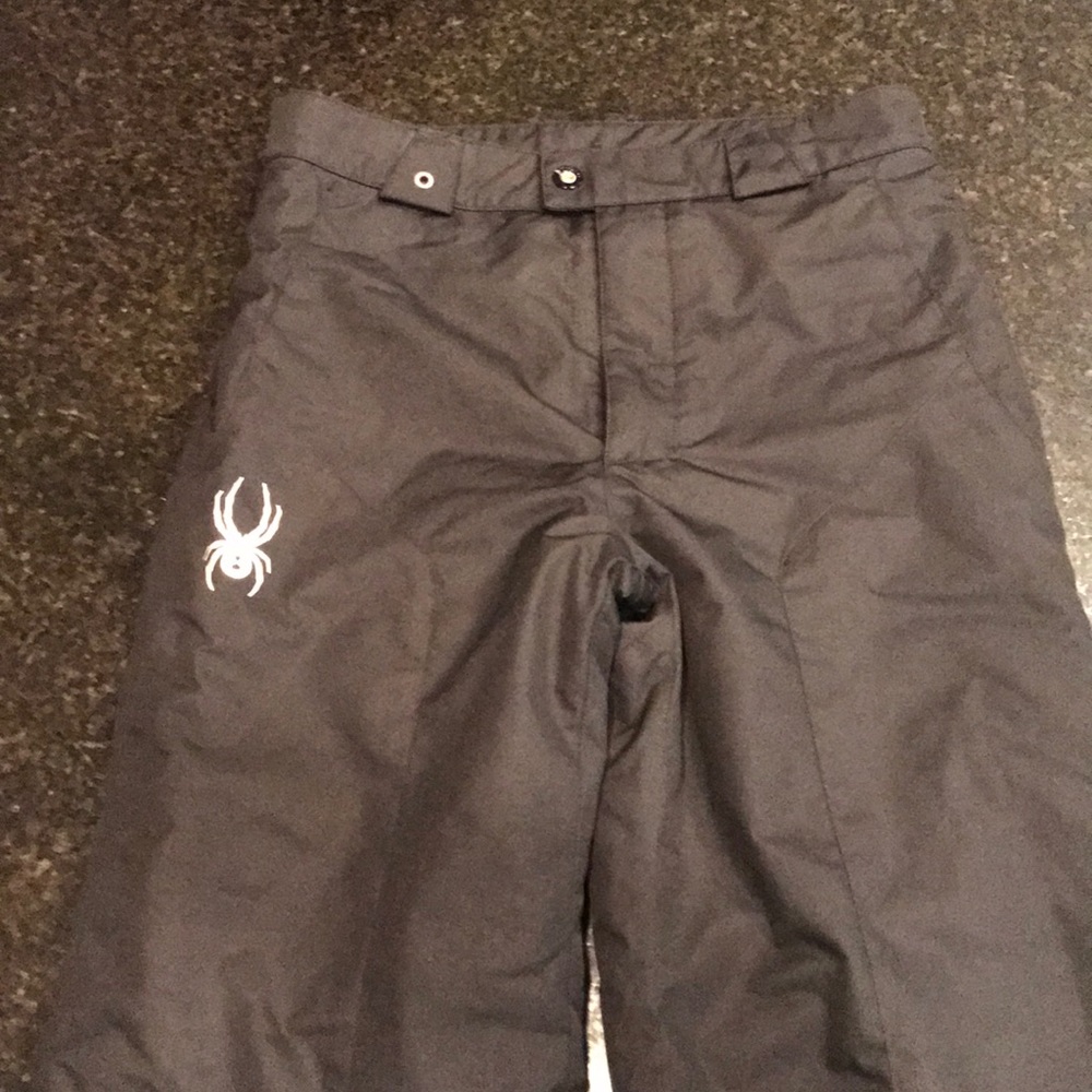 Spyder ski pants.